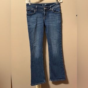 Wrangler low rise bootleg denim jeans